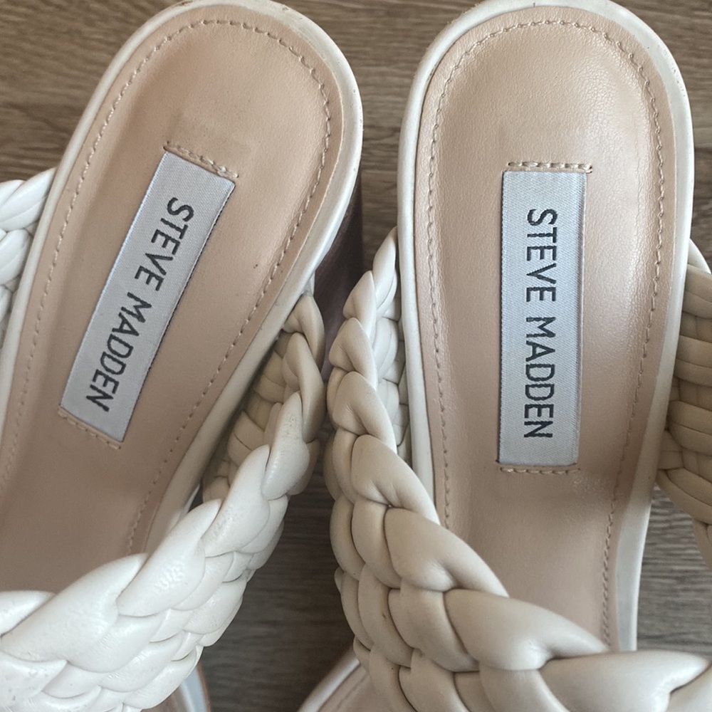 Steve Madden Tielo Sandal in Bone - Picture 8 of 10